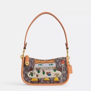 Coach X Observed By Us Swinger 20 In Signature Jacquard CK480